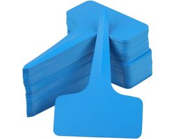 Plantenstekers - Planten labels - Groenten labels - Groente labels - Set van 100 plantenlabels - plant labels - plantenstekers - blauw - moestuin bordjes - etiketten