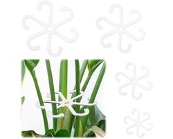 Plantenstengelondersteuning - 4 Stuks - Acryl Stengelstabilisator - Herbruikbare Bladsteun voor Bloeiende Planten en Bloemen - Transparant