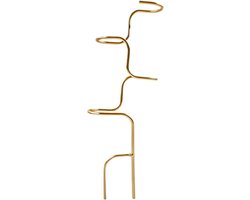 Plantensteun Stokken - Klimplant Ondersteuning - Planten Rechtop Houden - Roestvrije Lange Levensduur - 32 cm Hoog - Goud