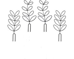 Plantensteunpalen - 4 stuks - Plantensteunen - Metaal - Plantenklimrek - Voor Klimplanten - Herbruikbaar - Voor bloemen en planten - Plantenrek voor binnen - 14.5*32.5cm - Zwart