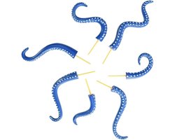 Plantenstokken - Decoratie Stokjes - Tuin Verfraaien - Oplichtende Stippen - 7 Stuks - Blauw