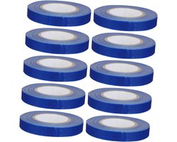 Plantenwikkeltape - Bindtape voor Klimplanten - Plantentapestrips - Tuinplantentape - Plantensteunen - Mechanische Plantensteunen - Blauw - 10 Rollen