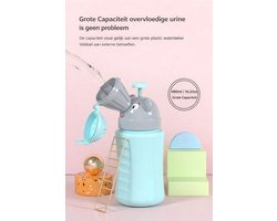 Plaspotje jongens - 480ml - Blauw - Kinder zindelijkheidstraining