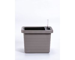 Plastia Berberis Uno Zelfbewaterende Bloembak – Taupe – 18 L