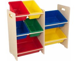 Plastic Bin Storage Unit - Natural