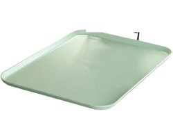 Plastic Dienblad - Serveerschaal Opbergbak - Eten Serveren - Vaatwasmachinebestendig - 24 x 17 cm - Paars