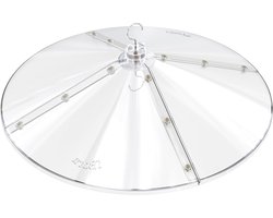 Plastic Eekhoorn Bulkhead voor Hangend Gebruik, 19.5 Inch, Transparant, Ideaal voor Decoratie en Tuinaccessoires