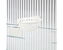 Plastic nest met houder Ø 14 cm voor kweekkooi | Vogelnest kopen - Vogelhuisje - Nestkastje - Vogel Huis - Plastic nest met houder 14 cm - Nestkasten voor broedkooien - Nesten - Nestkasten / vogelhuisjes