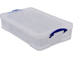 Plastic opbergbox met deksel 33 Ltr