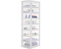 Plastic Opbergunit met 8 Lades - Multifunctionele Organizer voor Kantoor en Thuis