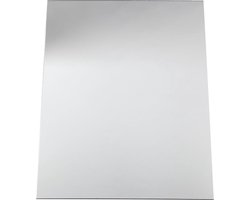Plastic spiegel, vel 29,5x21 cm, dikte 1,1 mm, 1vel
