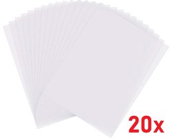 Plastic vellen - Transparante A4 kunststof voor knutselprojecten - 20 stuks