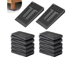 Plastic Wedges - 20 Pieces Non-Slip Wedges - Washers - DIY Table Wedges - Leveling Durable Table Wedges - Furniture Wedges voor Meubels - Tafel - Stoel - Kast