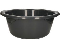 PlasticForte Afwasbak teil - 20 liter - antraciet - kunststof - 50 x 47 x 19,5 cm