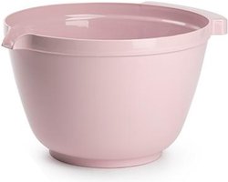 Plasticforte Beslagkom/mengkom/roerkom - 4 liter - kunststof - roze - met schenktuit