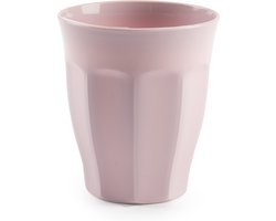 Plasticforte drinkglas - kunststof - roze - 250 ml - drinkglazen