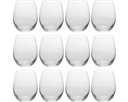 PlasticForte Drinkglazen Picardie - Set van 24x stuks - gekleurd - 12 stuks - kunststof - 250 ml - vaatwasser bestendig - bekers - plastic
