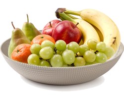 PlasticForte - Fruitschaal - kunststof - taupe - D30 cm
