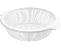 Plasticforte Keuken afgieten vergiet - wit - 31 x 10 cm - kunststof