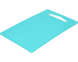 Plasticforte Keuken Snijplank - blauw - 36 x 24 cm - kunststof - voor groente, fruit, vlees en vis