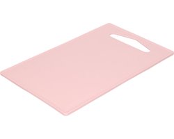 Plasticforte Keuken Snijplank - oudroze - 27 x 16 cm - kunststof - voor groente, fruit, vlees en vis