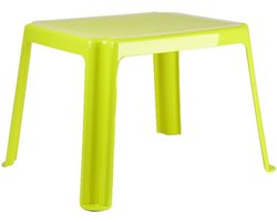 Plasticforte Kindertafel - kunststof - groen - 55 x 66 x 43 cm - camping - tuin - tafeltje