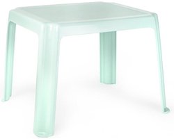 PlasticForte Kindertafel - kunststof - mintgroen - 55 x 66 x 43 cm - camping - tuin - tafeltje