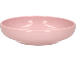 Plasticforte Kommetje/schaaltje - pastel roze - D16 x 4 cm - 520 ml - kunststof