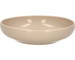 Plasticforte Kommetje/schaaltje - taupe - D16 x 4 cm - 520 ml - kunststof