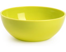 Plasticforte kommetjes/schaaltjes - dessert/ontbijt - kunststof - D12 x H5 cm - groen - BPA vrij