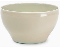 Plasticforte Kommetjes/schaaltjes - dessert/ontbijt - kunststof - D14 x 6.5 cm - Beige - 820 ML