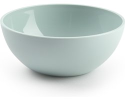 Plasticforte kommetjes/schaaltjes - dessert/ontbijt - kunststof - D17 x H7 cm - mintgroen - BPA vrij