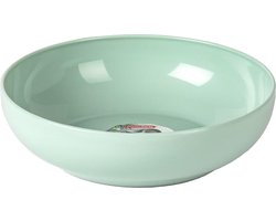 Plasticforte Kommetjes/schaaltjes - dessert/ontbijt - kunststof - D20 x 6 cm - mintgroen