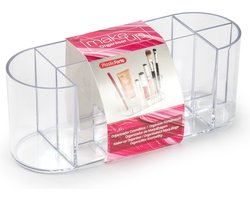 PlasticForte Make-up organizers - 8-vaks - 17 x 6,5 cm - makeup houder