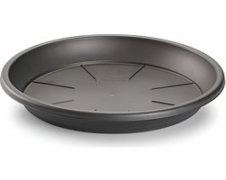 Plasticforte plantenpot onder schotel / opvang schaal - antraciet - dia 54 cm - Kunststof - voor een pot met dia 65/70 cm