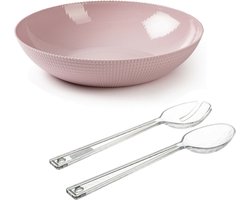 Plasticforte Slakom - Transparant slabestek - Kunststof - Roze - D30 cm