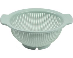 Plasticforte Vergiet - kunststof - zeep - D23 x H10 cm - mintgroen