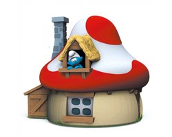 Plastoy The Smurfs Coin Bank Mushroom House Banks