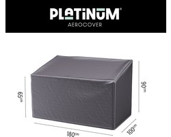 Platinum AeroCover - Loungebankhoes - 180x100xH65/90cm - Ademend - Waterproof - Hoge kleurechtheid
