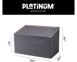 Platinum AeroCover - Loungebankhoes - 200x100xH65/90cm - Ademend - Waterproof - Hoge kleurechtheid