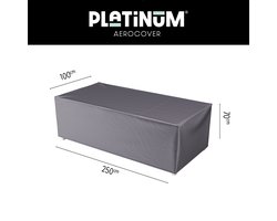 Platinum AeroCover - Loungebankhoes - 250x100xH70cm - Ademend - Waterproof - Hoge kleurechtheid