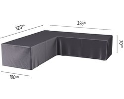 Platinum AeroCover - Loungebankhoes L-vorm - 325x325x100xH70cm - Ademend - Waterproof - Hoge kleurechtheid