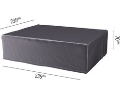 Platinum AeroCover - Loungesethoes - 235x235xH70cm - Ademend - Waterproof - Hoge kleurechtheid