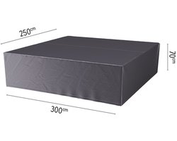 Platinum AeroCover - Loungesethoes - 300x250xH70cm - Ademend - Waterproof - Hoge kleurechtheid