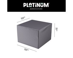 Platinum AeroCover - Loungestoelhoes - 100x100xH70cm - Ademend - Waterproof - Hoge kleurechtheid