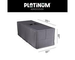 Platinum AeroCover - Tuinkussenhoes - 175x80xH60cm - Ademend - Hoge kleurechtheid