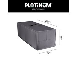 Platinum AeroCover - Tuinkussenhoes - 200x75xH60cm - Ademend - Hoge kleurechtheid