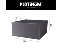 Platinum AeroCover - Tuinsethoes - 130x130xH85cm - Ademend - Waterproof - Hoge kleurechtheid