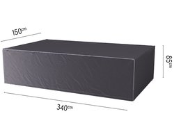 Platinum AeroCover - Tuinsethoes - 340x150xH85cm - Ademend - Waterproof - Hoge kleurechtheid