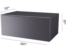 Platinum AeroCover - Tuintafelhoes - 300x110xH70cm - Ademend - Waterproof - Hoge kleurechtheid